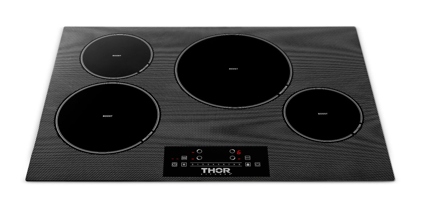 Thor Kitchen 30 In. Built-In Induction Cooktop with 4 Elements (TIH30)