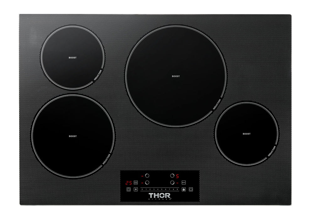 Thor Kitchen 30 In. Built-In Induction Cooktop with 4 Elements (TIH30)