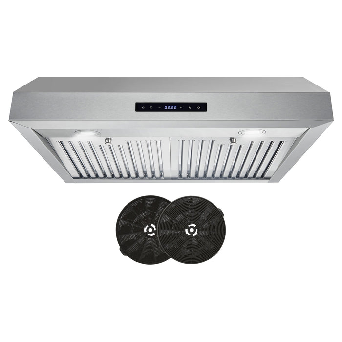 Cosmo 30" 380 CFM Convertible Under Cabinet Range Hood with Digital Touch Controls (UMC30-DL)