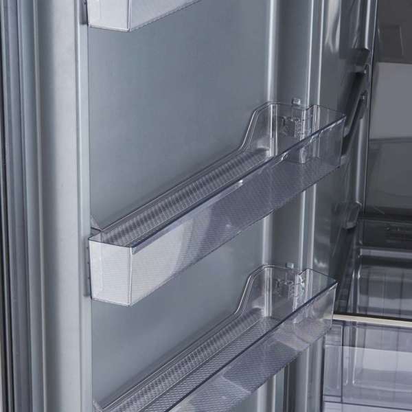 FORNO Fortezza 28" Left-Swing Freezer with Fast Freeze, Digital Controls and Automatic Ice Maker in Stainless Steel (FFFFD1738-28LS)