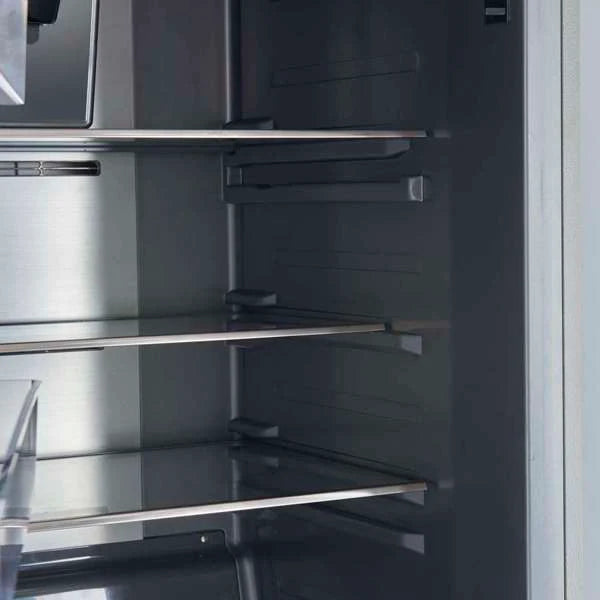 FORNO Fortezza 28" Left-Swing Freezer with Fast Freeze, Digital Controls and Automatic Ice Maker in Stainless Steel (FFFFD1738-28LS)
