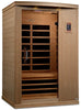 Dynamic saunas Venice Elite 2-person Ultra Low EMF (Under 3MG) FAR Infrared Sauna (Canadian Hemlock)