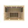 Dynamic saunas Vila 3-person Ultra Low EMF (Under 3MG) FAR Infrared Sauna (Canadian Hemlock)