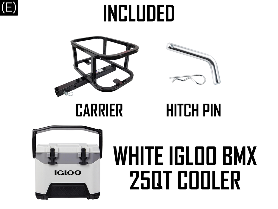 Golf Cart Hitch Mount Cooler Carrier