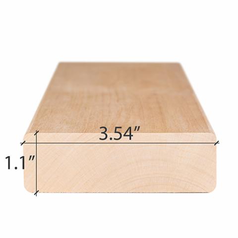 Prosaunas Alder 2x4 (28mm x 90mm) S4SEE SHP Sauna Wood