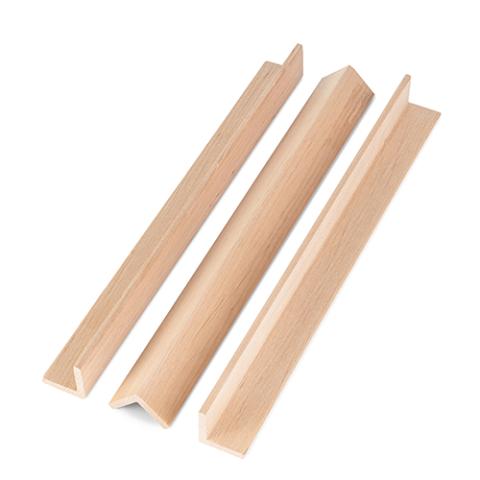 Prosaunas Alder 2x2 (28mm x 28mm) Outside Corner Trim VA Sauna Wood