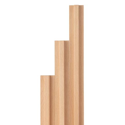 Prosaunas Alder 1x2 (17mm x 32mm) T-Moulding Sauna Wood