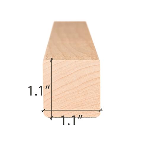 Prosaunas Alder 2x2 (28mm x 28mm) S4SEE SHP Sauna Wood