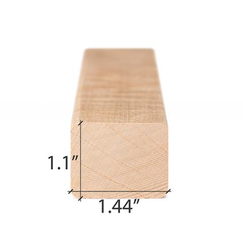 Prosaunas Alder 2x2 (28mm x 36mm) S4SEE SHP Sauna Wood
