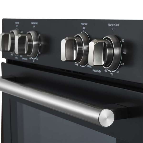 Forno Vomero 30" 10 cu. ft. Built-In Double Electric Wall Oven with Mechanical Controls, Self-Cleaning Function - Stainless Steel, Black, or White (FBOEL1324-30)
