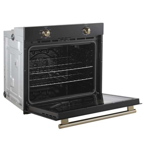Forno Vomero 30" 5 cu. ft. Built-In Single Electric Wall Oven with Mechanical Controls, Self-Cleaning Function - Stainless Steel, Black, or White (FBOEL1370-30)