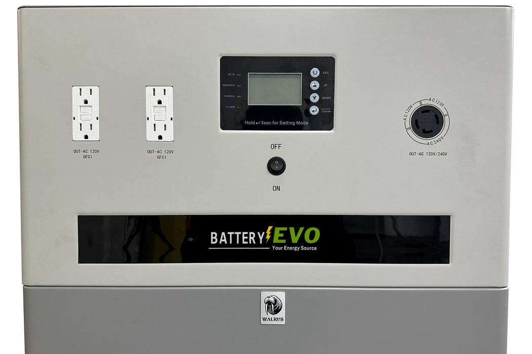 Battery Evo Walrus G2 12k INV. 13 kWh AC110/220V 72N