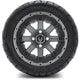 MODZ 12" Assault Matte Gunmetal Wheels & Street Tires Combo