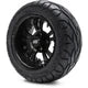 MODZ 12" Vampire Matte Black Wheels & Street Tires Combo
