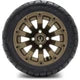 MODZ 12" Bomber Matte Bronze Wheels & Street Tires Combo