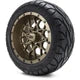 MODZ 12" Vortex Matte Bronze Wheels & Street Tires Combo