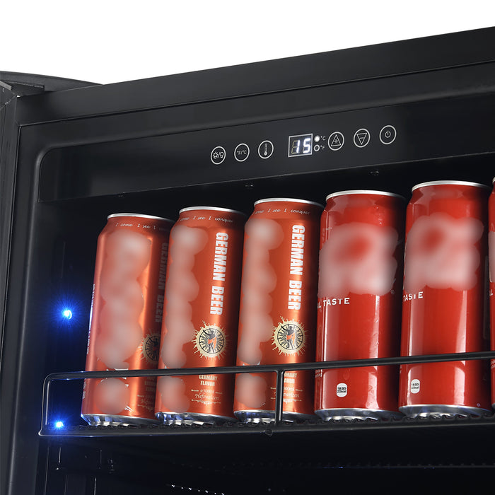 Forno Avellina 48" 31.8 cu. ft. Side-by-Side Triple Zone Wine and Beverage Cooler, 427 Cans & 94 Wine Bottles Capacity (FWCDR6633-48S)