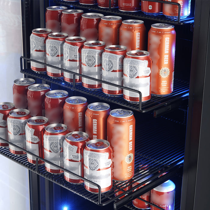 Forno Avellina 48" 31.8 cu. ft. Side-by-Side Triple Zone Wine and Beverage Cooler, 427 Cans & 94 Wine Bottles Capacity (FWCDR6633-48S)