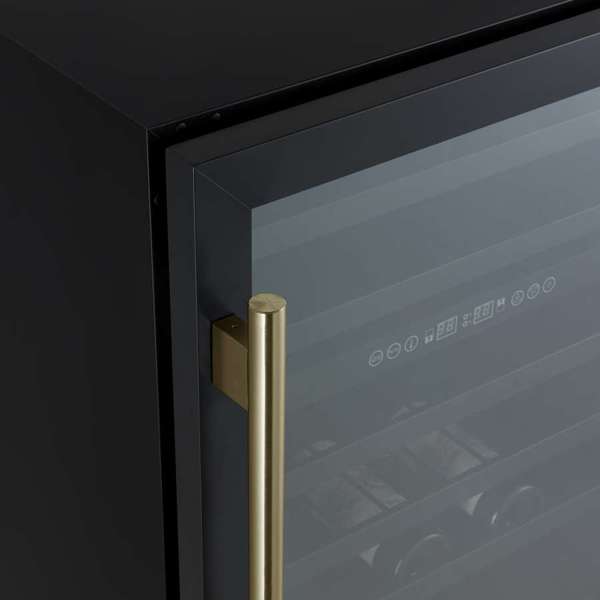 Forno Bacchino 24" 51 Bottle 2 Zone Wine Cooler with LED Lighting and Triple Glass Door - Stainless Steel, Black, or White (FWCDR6634-24S)