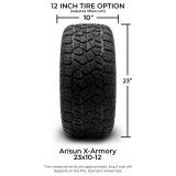 MODZ® 12" Halo Chrome Wheels & Off-Road Tires Combo