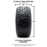 MODZ® 12" Godfather Gunmetal Wheels & Off-Road Tires Combo
