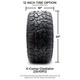 MODZ® 12" Matrix Glossy Black with Ball Mill Wheels & Off-Road Tires Combo