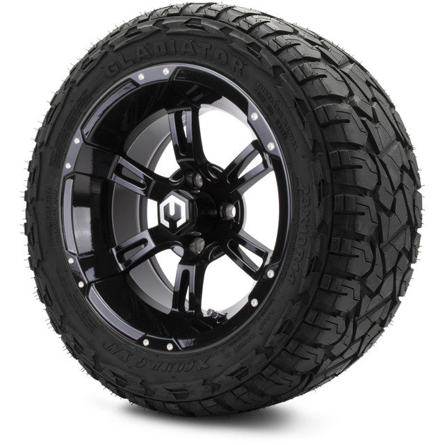MODZ 14' Ambush Glossy Black - Tire and Wheel Combo