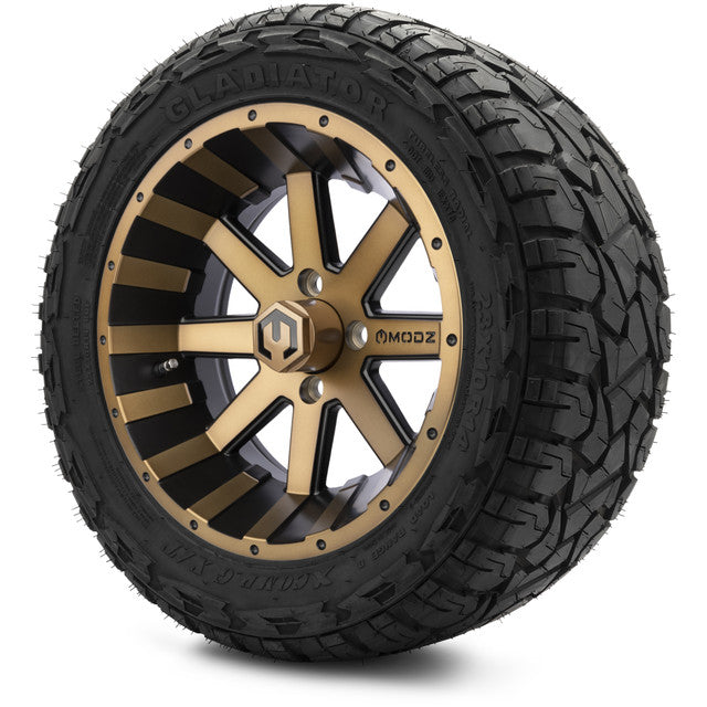 MODZ 14' Assault Matte Bronze - Tire and Wheel Combo