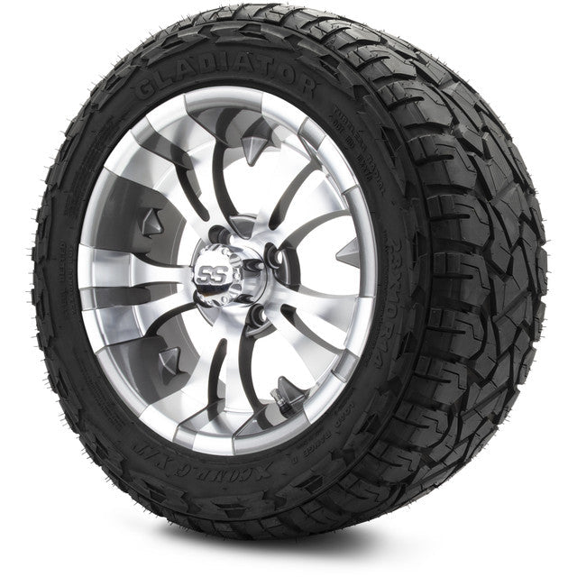 MODZ 14' Vampire Gunmetal - Tire and Wheel Combo
