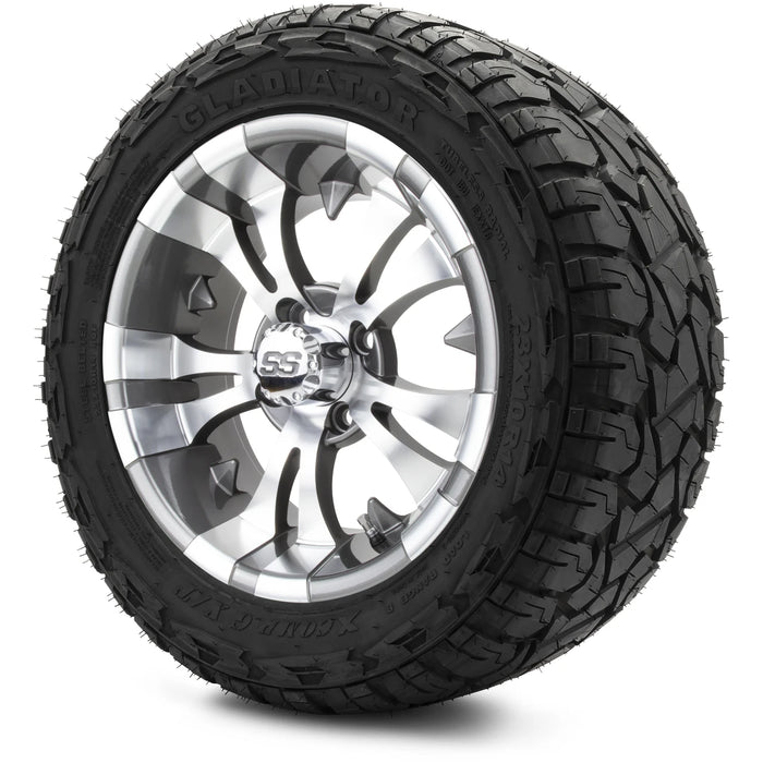 MODZ 14" Vampire Gunmetal Wheels & Off-Road Tires Combo