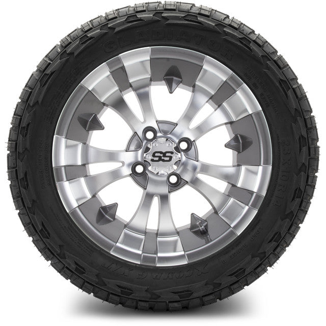 MODZ 14' Vampire Gunmetal - Tire and Wheel Combo