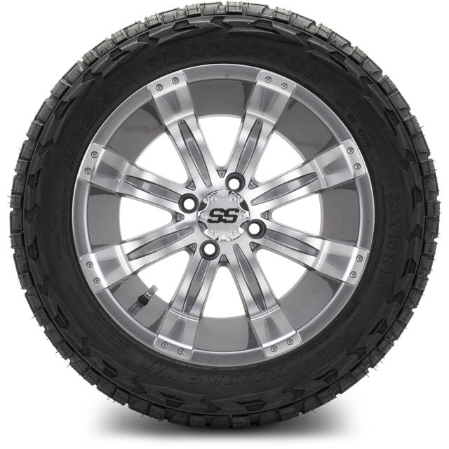 MODZ 14' Tempest Gunmetal - Tire and Wheel Combo