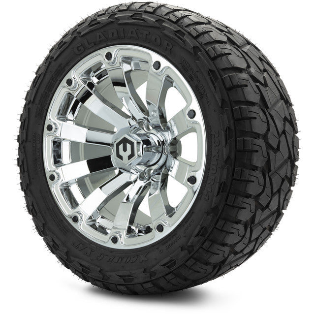 MODZ 14' Bomber Chrome - Tire and Wheel Combo