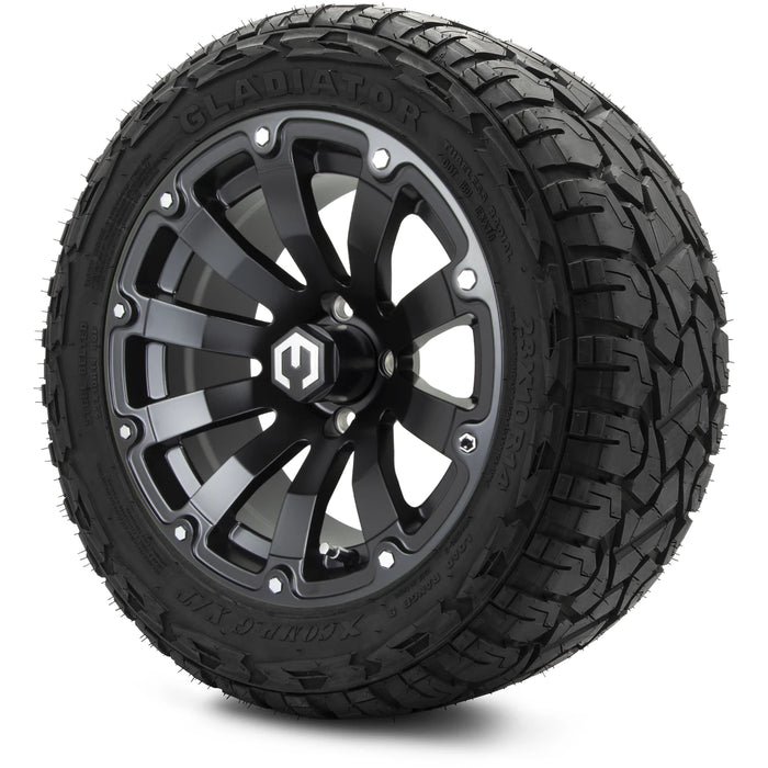 MODZ 14" Bomber Matte Black Wheels & Off-Road Tires Combo