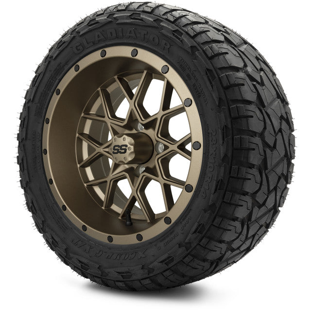 MODZ 14' Vortex Matte Bronze - Tire and Wheel Combo