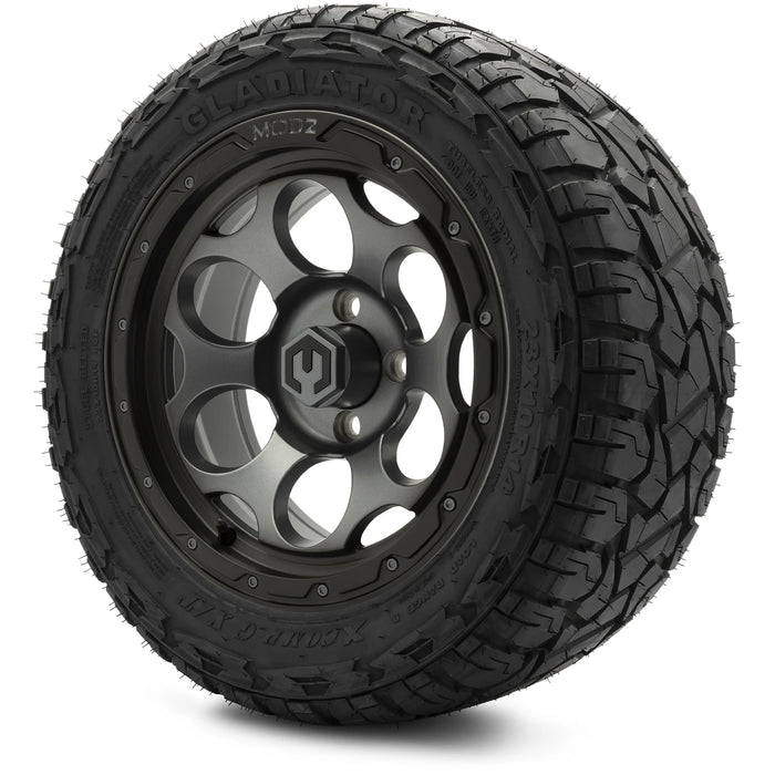 MODZ 14" Militia Gunmetal Wheels & Off-Road Tires Combo