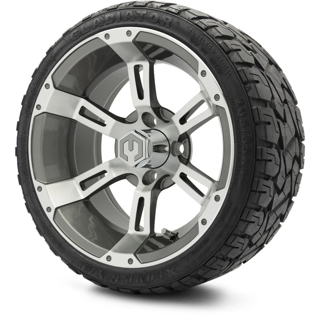 MODZ 14" Ambush Gunmetal Wheels & Off-Road Tires Combo