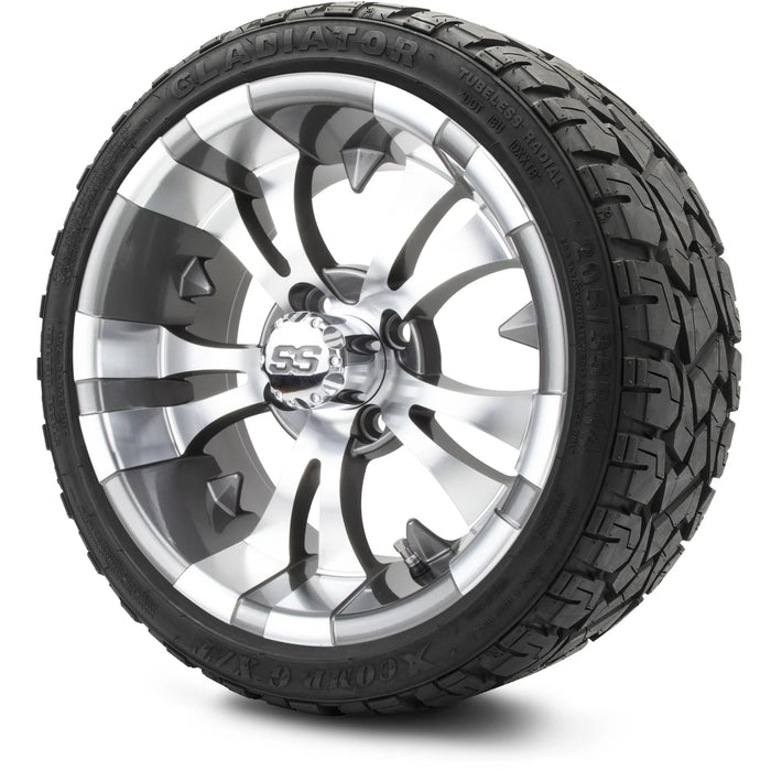 MODZ 14" Vampire Gunmetal Wheels & Off-Road Tires Combo