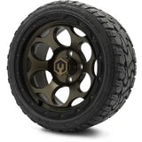 MODZ 14" Militia Bronze Wheels & Off-Road Tires Combo