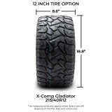 MODZ® 12" Halo Chrome Wheels & Off-Road Tires Combo