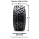 MODZ® 12" Galaxy Glossy Black Wheels & Off-Road Tires Combo