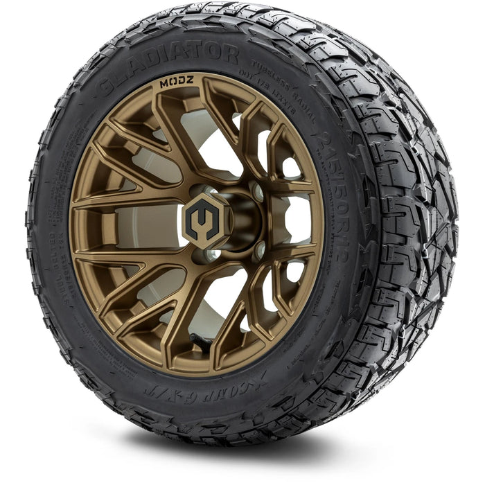 MODZ® 12" Matrix Matte Bronze Wheels & Off-Road Tires Combo
