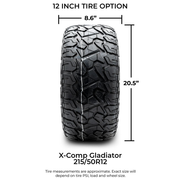 MODZ® 12" Matrix Matte Bronze Wheels & Off-Road Tires Combo