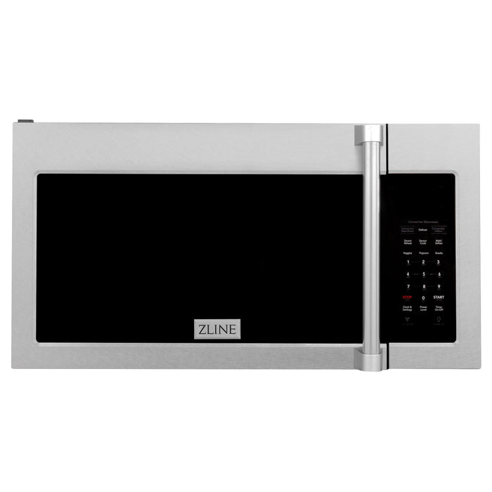 ZLINE Over the Range Convection Microwave Oven in Stainless Steel with Traditional Handle and Sensor Cooking (MWO-OTR-H-30)