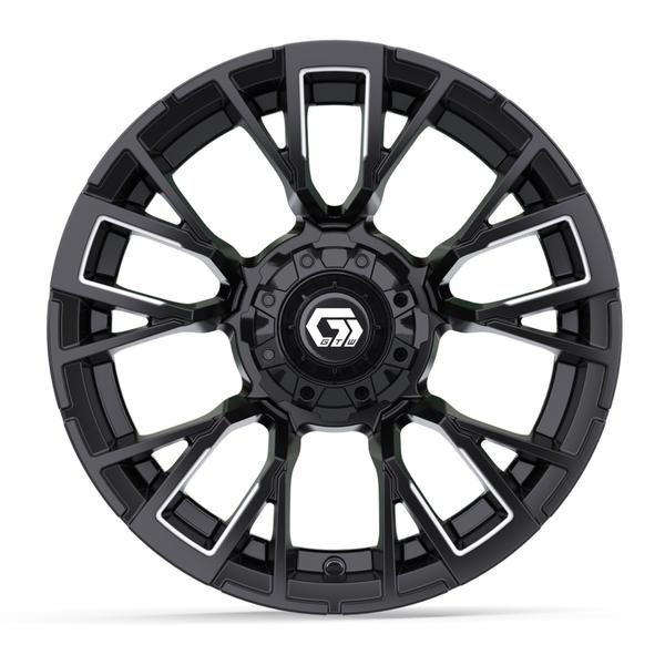 GTW 14" Vandal Matte Black with Machined Accents Wheel