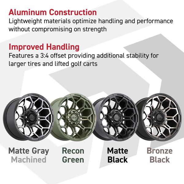 GTW 14" Bravo Matte Bronze Wheel