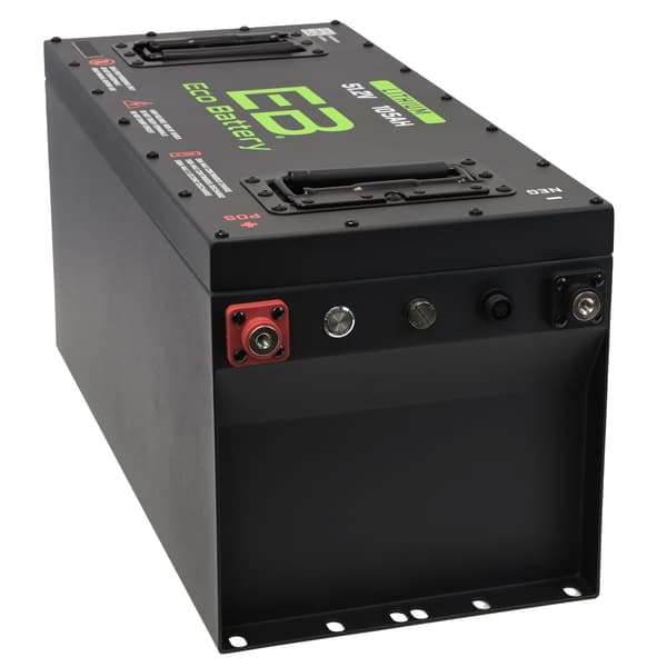 Eco Battery 51V 105Ah "Skinny" Lithium Bundle Kit with Charger & Converter