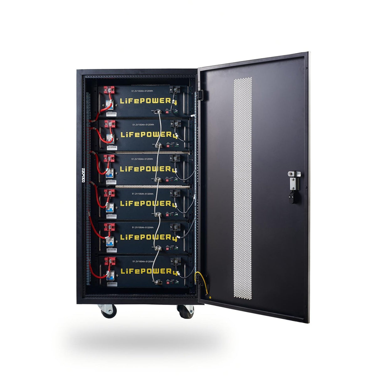 EG4-LifePower4 Lithium Batteries Kit | 30.72kWh | 6 Server Rack Batter ...