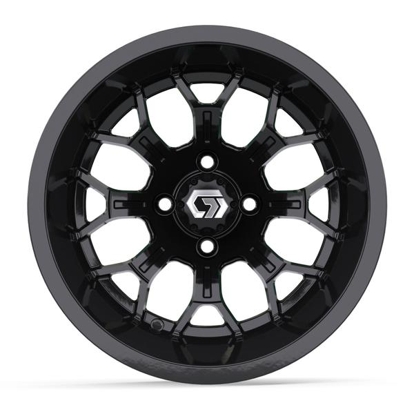 GTW 14" Assault Gloss Black Ultra-Wide Wheel