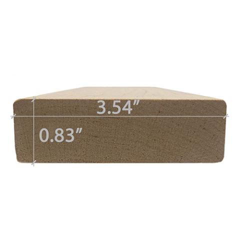Prosaunas Alder 1x4 S4SEE SHP Sauna Wood